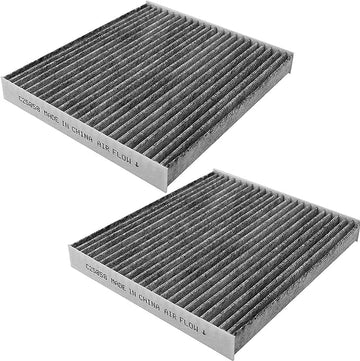 Cabin Air Filter CF11671 CP671 JADODE Premium Cabin Air Filter with Activated Carbon Baking Soda Embedded Filter Media Compatible with Mazda CX-7,RAM 1500 2500 3500 4500 5500 Car Air Filter 2pc